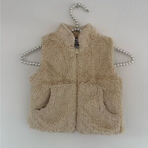 American Widgeon Cozy Tan Fleece Vest size 24M